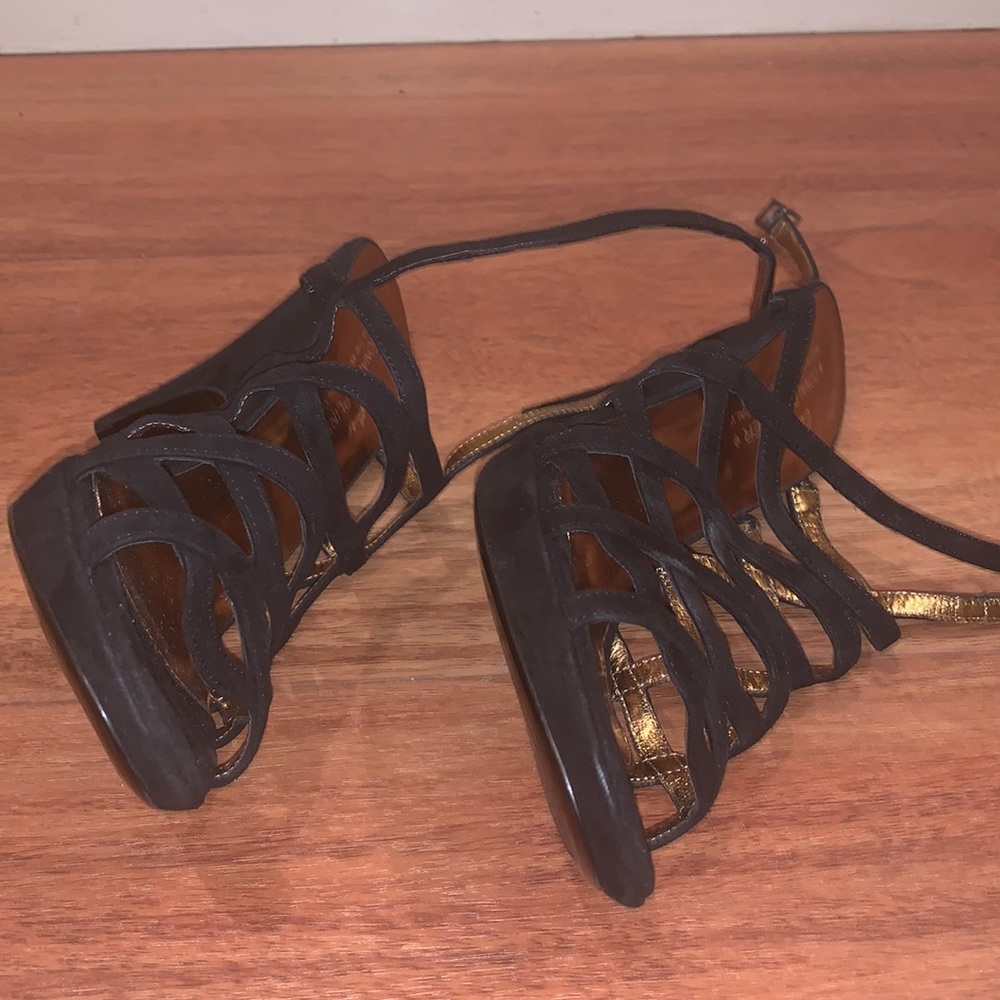 Donald Pliner Suede Ankle Strap Sandals